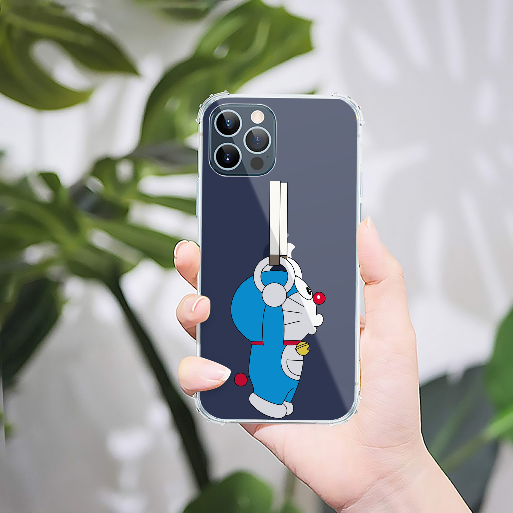 （画像用） ドラえもん Doraemon 【iPhone 12シリーズ対応】透明スマホケース（クリアソフトケース）